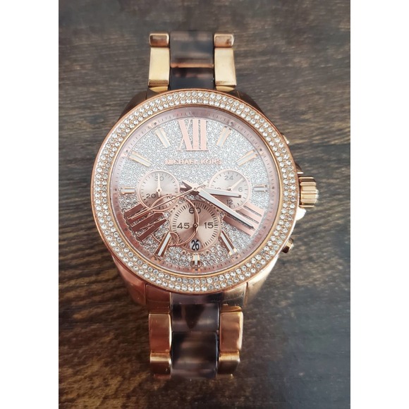 Michael Kors Other - Michael Kors Women's Wren Two-Tone Rhinestone Watch MK6159 $238